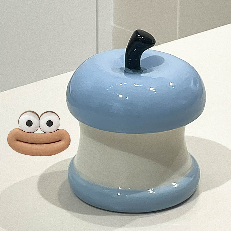 Scrumieră ceramică, stil desen animat, pentru decorare și depozitare, 1 bucată