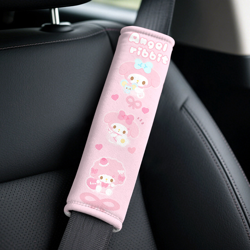 Set jastuka za auto sigurnosni pojas — cartoon dizajn, materijal pamuk velur, 30 g, magična naljepnica, broj artikla: Shoulder Pad