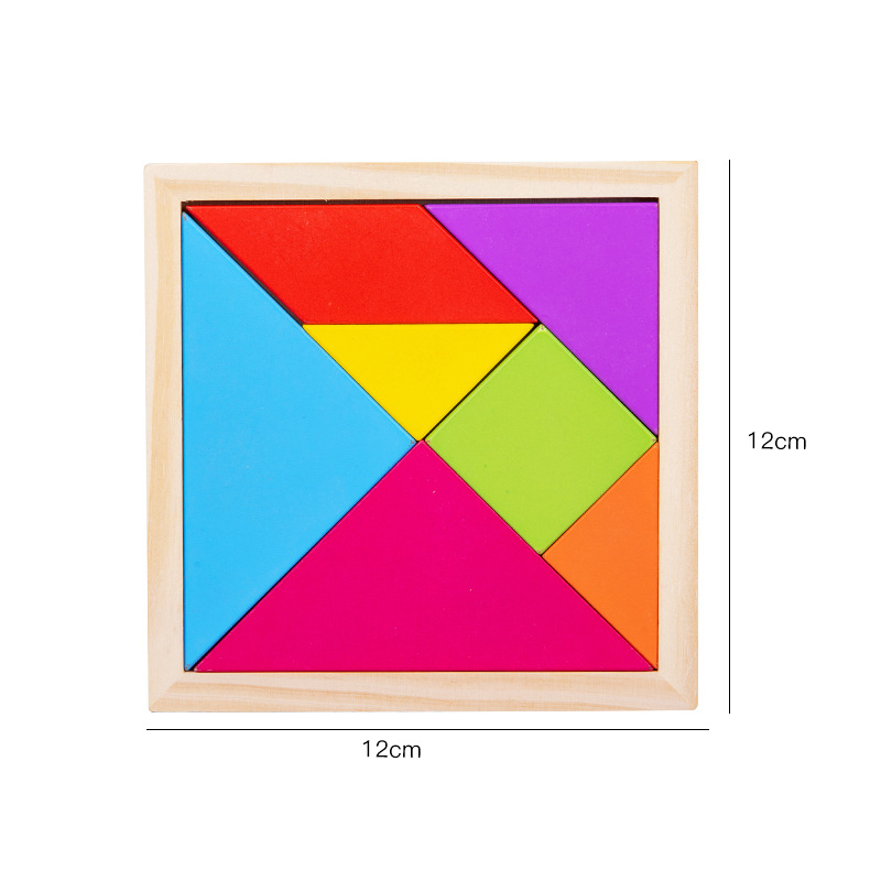 Drveni puzzle-panel za predškolce, 4–6 godina, blister pakiranje, prilagodljiva obrada