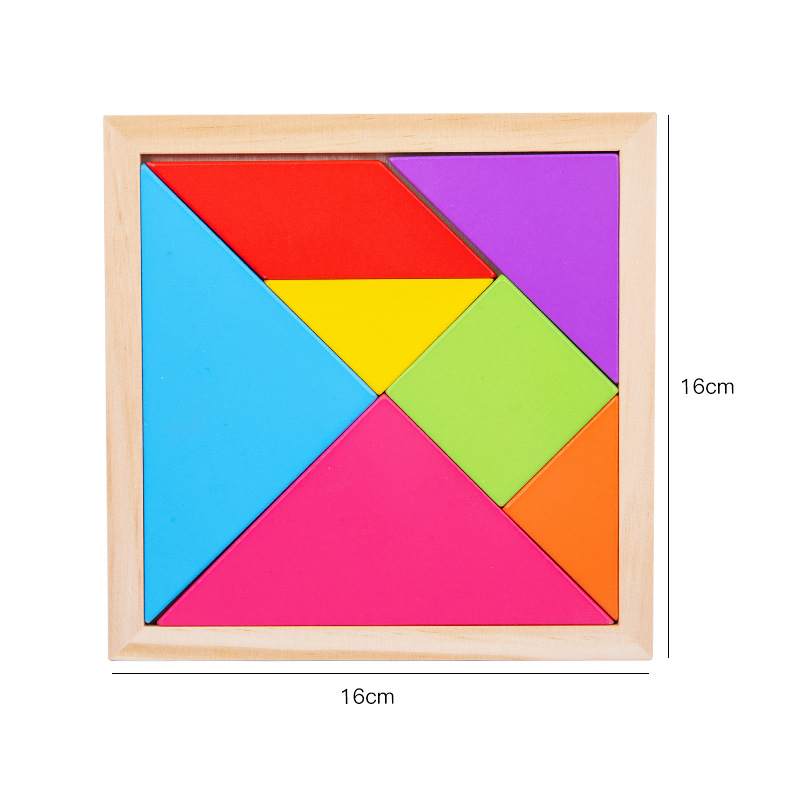 Drveni puzzle-panel za predškolce, 4–6 godina, blister pakiranje, prilagodljiva obrada