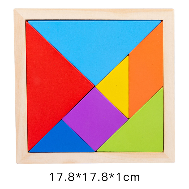 Drveni puzzle-panel za predškolce, 4–6 godina, blister pakiranje, prilagodljiva obrada