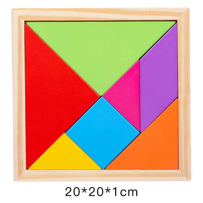 Drveni puzzle-panel za predškolce, 4–6 godina, blister pakiranje, prilagodljiva obrada