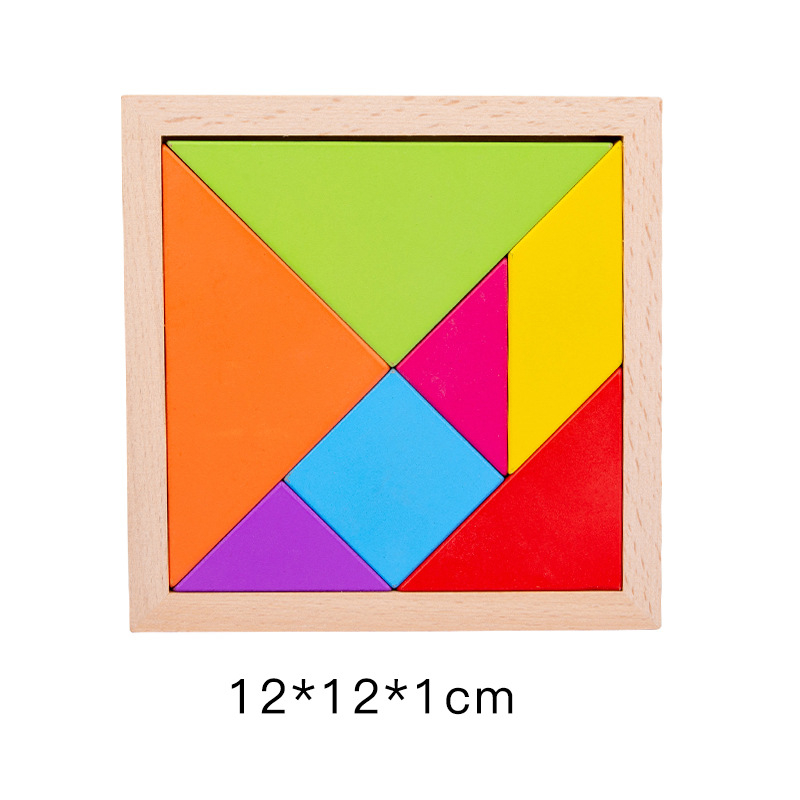 Drveni puzzle-panel za predškolce, 4–6 godina, blister pakiranje, prilagodljiva obrada
