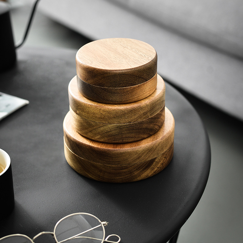 Nerđajući čelični okrugli pepelnjak s poklopcem — prilagodljiv, tiskanje logotipa dostupno