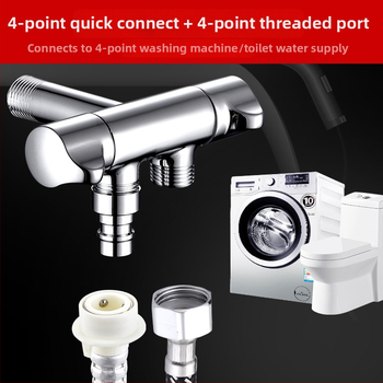 Meďový uholný ventil WSY-200583 pre toaletu, umývadlo a kuchynský faucet — in-wall a závitové pripojenie, prevádzkový tlak 1.0 MPa