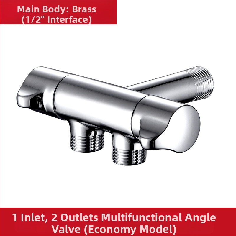 Meďový uholný ventil WSY-200583 pre toaletu, umývadlo a kuchynský faucet — in-wall a závitové pripojenie, prevádzkový tlak 1.0 MPa