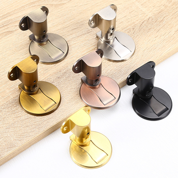 Padlóra szerelt ajtóstop, cink ötvözetből, elektroplattolt felülettel, állítható magasságú, kézi működtetés