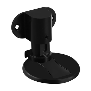 Padlóra szerelt ajtóstop, cink ötvözetből, elektroplattolt felülettel, állítható magasságú, kézi működtetés