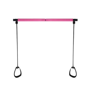 Multifunkcionális pilates bot és jóga nyújtó bot gumiszalaggal és feszítő csíkkal