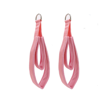 Jóga nyújtó pánt kettős gyűrűkkel — Yufengfit, nylon polár fleece anyag, jóga kiegészítő edzéshez