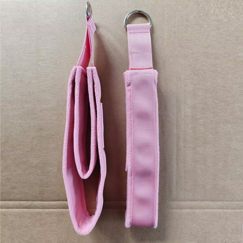 Jóga nyújtó pánt kettős gyűrűkkel — Yufengfit, nylon polár fleece anyag, jóga kiegészítő edzéshez