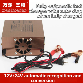 Okos akkumulátortöltő 12V/24V autókhoz és motorokhoz, 10A kimenet, bemenet 110-250V, FCC és RoHS tanúsítványok