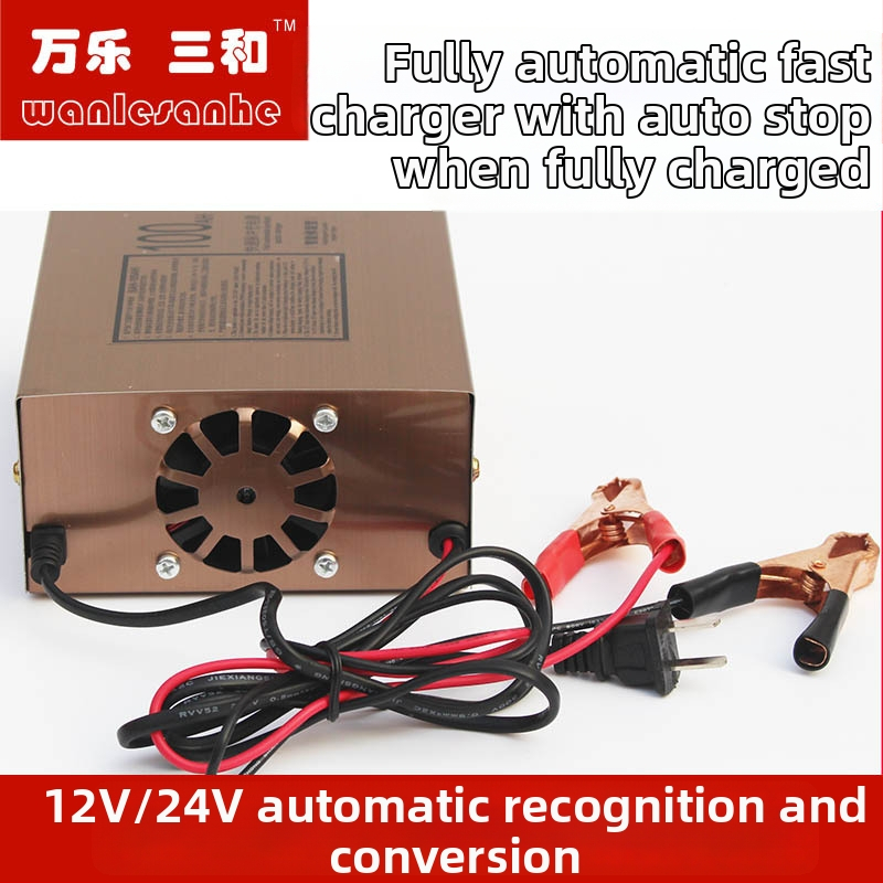 Okos akkumulátortöltő 12V/24V autókhoz és motorokhoz, 10A kimenet, bemenet 110-250V, FCC és RoHS tanúsítványok