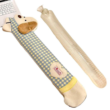 Baršunasta vrećica za vodu s cartoon stilom za noge, ruke, struk i trbuh, višestruko podešavanje temperature — Kod artikla D57785