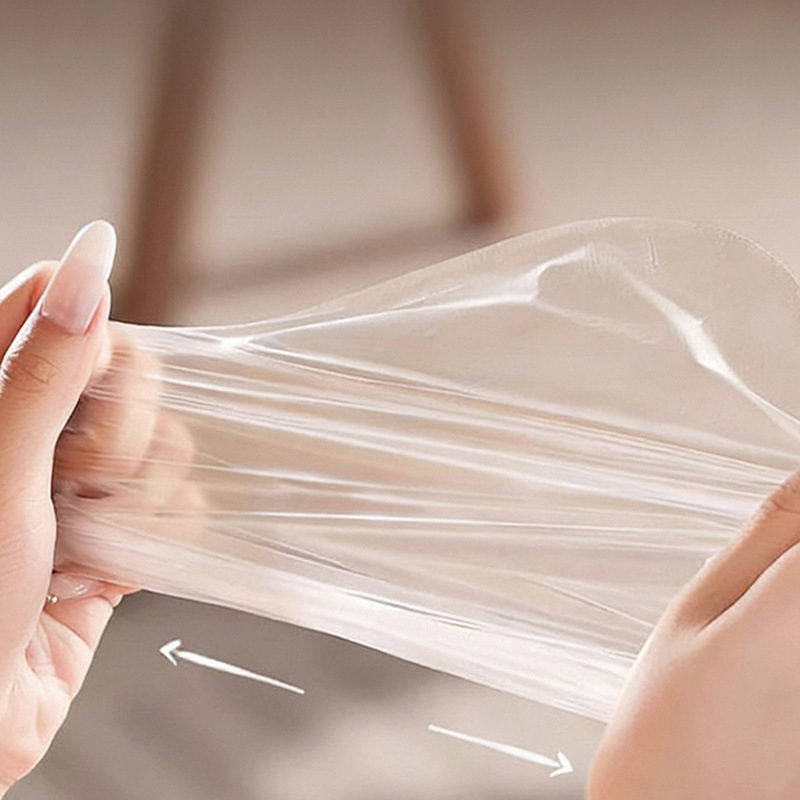 Jednokratne zaštitne filmske navlake za stopala, debeli, vodootporni PE plastični film, prozirno, izolacija, kućna uporaba