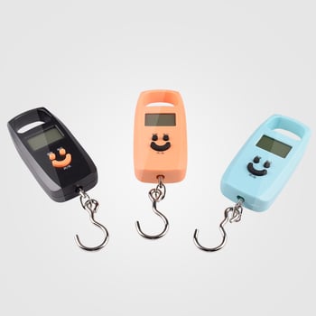 Prijenosna ručna elektronička vaga s kukom, kapacitet 50 kg, rezolucija 10 g, model 802, LCD s pozadinskim osvjetljenjem