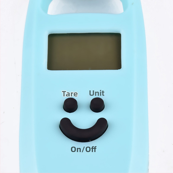 Prenosná ručná elektronická váha s hákom, 50 kg kapacita, delenie 10 g, model 802, LCD s podsvietením