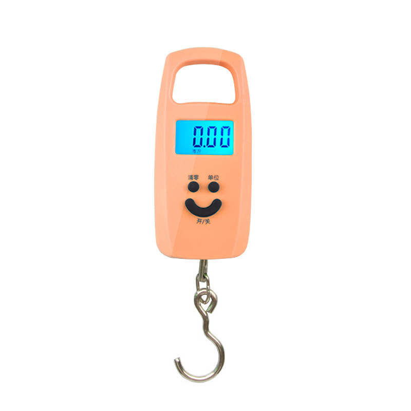Prijenosna ručna elektronička vaga s kukom, kapacitet 50 kg, rezolucija 10 g, model 802, LCD s pozadinskim osvjetljenjem