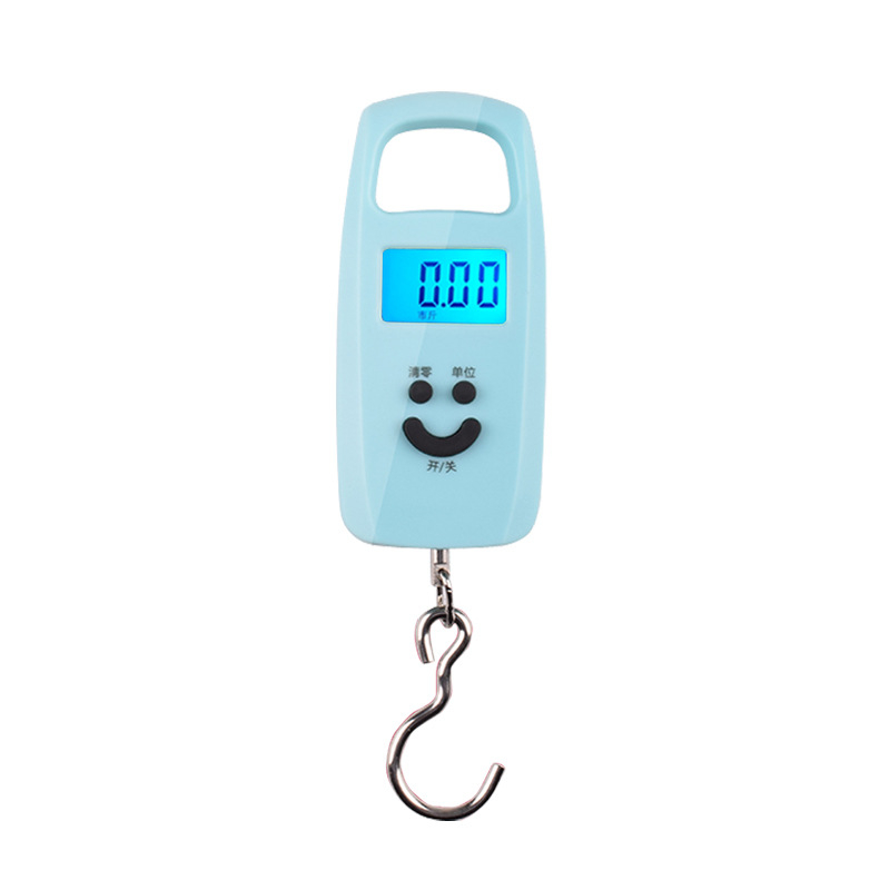 Prijenosna ručna elektronička vaga s kukom, kapacitet 50 kg, rezolucija 10 g, model 802, LCD s pozadinskim osvjetljenjem