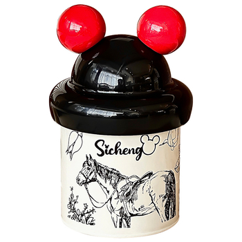 Műanyag hamutartó fedővel otthonra és irodába – újrahasználható, retro dekoratív díszdarab, eredet: Chaozhou