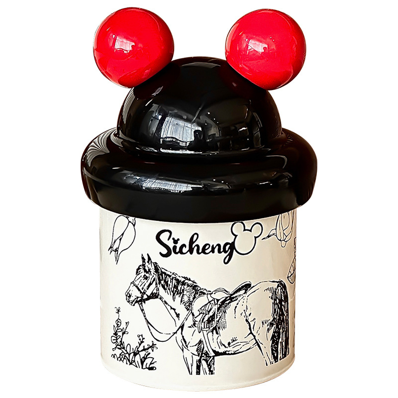 Műanyag hamutartó fedővel otthonra és irodába – újrahasználható, retro dekoratív díszdarab, eredet: Chaozhou