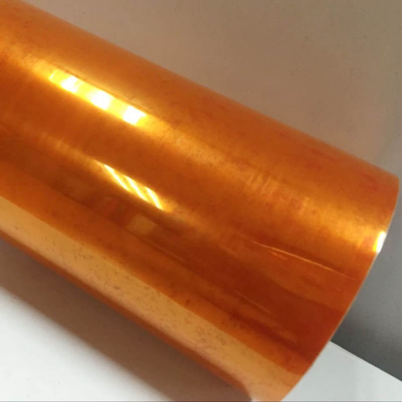 PVC филм за фарове на автомобил, гланцова карта шарка, пропускливост 90%, дебелина 0.2 мм, монтаж с лепило