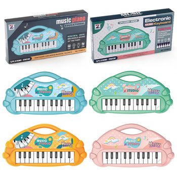 Dječji elektronički organ-igračka, 13 tipki, višefunkcionalan, interaktivni obrazovni glazbeni instrument, plastika, za djecu 4–6 godina