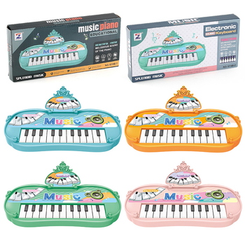 Dječji elektronički organ-igračka, 13 tipki, višefunkcionalan, interaktivni obrazovni glazbeni instrument, plastika, za djecu 4–6 godina