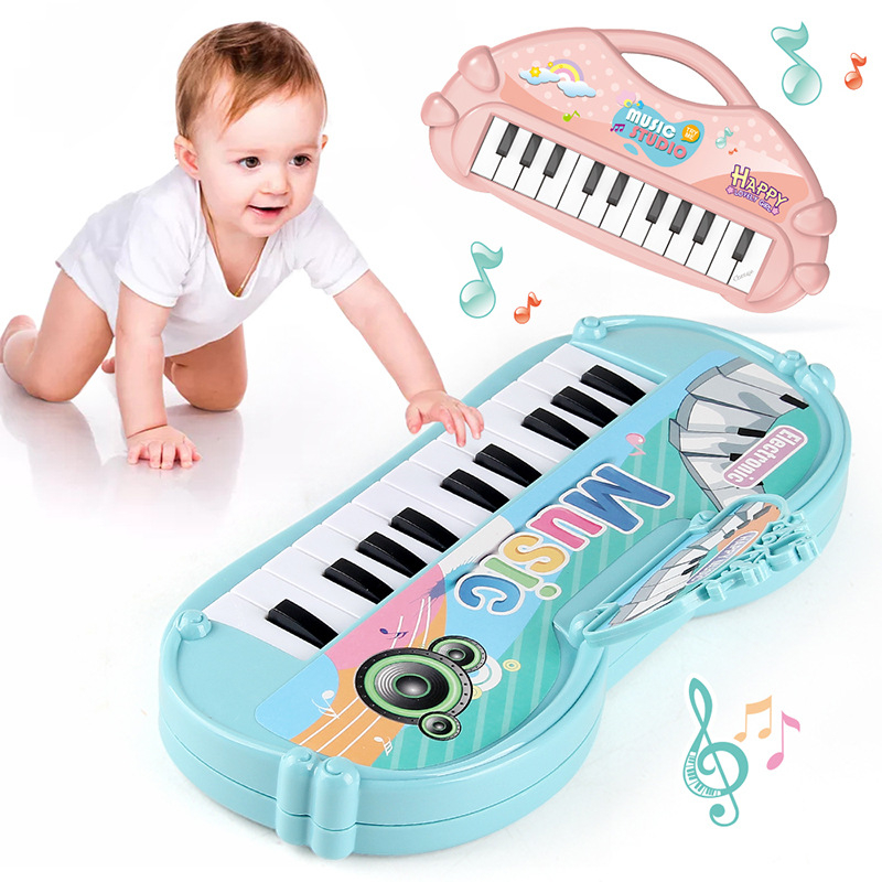 Dječji elektronički organ-igračka, 13 tipki, višefunkcionalan, interaktivni obrazovni glazbeni instrument, plastika, za djecu 4–6 godina