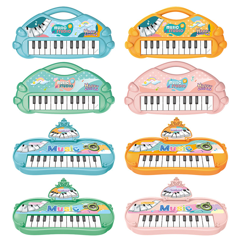 Dječji elektronički organ-igračka, 13 tipki, višefunkcionalan, interaktivni obrazovni glazbeni instrument, plastika, za djecu 4–6 godina