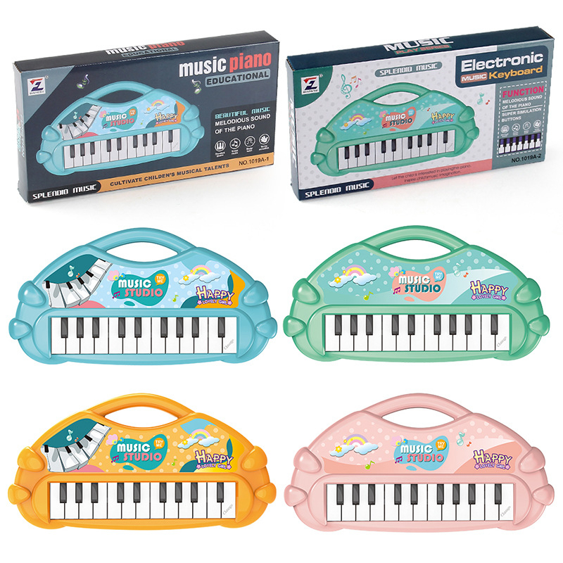 Dječji elektronički organ-igračka, 13 tipki, višefunkcionalan, interaktivni obrazovni glazbeni instrument, plastika, za djecu 4–6 godina