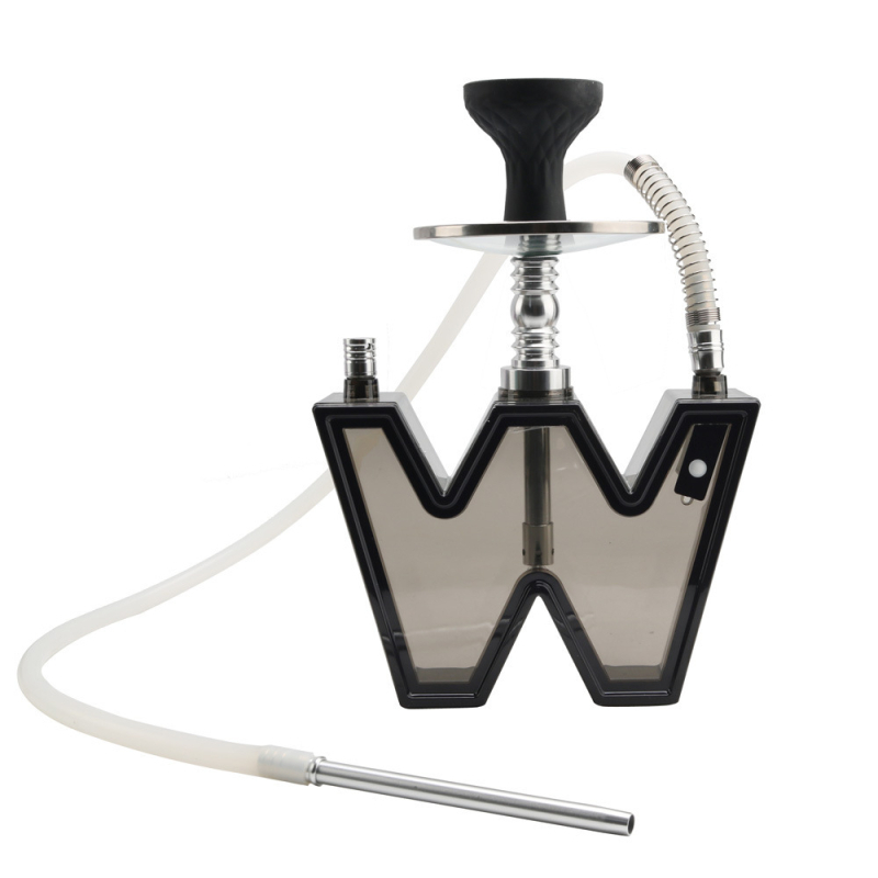 Set za shisha od plastike i akrila s LED svjetlom, W-dizajn za bar/KTV (kutija s 8 kom.)
