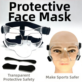 Basketbalová maska na tvár, Zesai zs1212, PC materiál, štýl plný rám alebo čiastočný rám