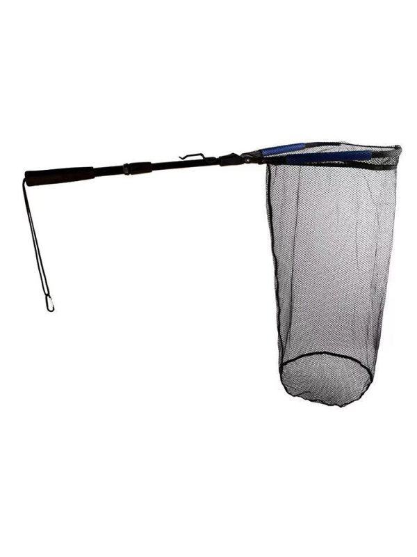 Sklopiva mreža za ribolov od aluminijske legure, s plovnim sustavom, dubina mreže 75 cm, fino mrežasto, za lov varalicom