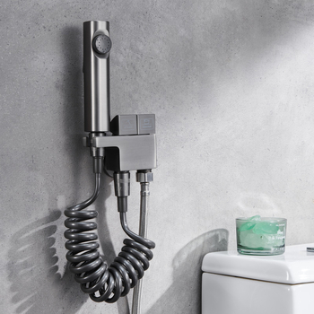 Ugradni set tuš-bide WC-a od mesinga — Piano Keys Toilet Mate, mesing tijelo, radni tlak 3–15 kg, ugradnja u zidu