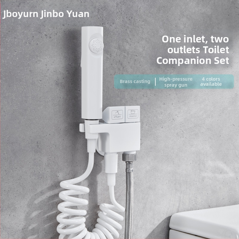 In-wall set pre bidet a WC z meďa — Piano Keys Toilet Mate, meďové telo, pracovný tlak 3–15 kg, vnútorná montáž