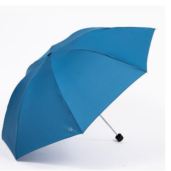Paradise Umbrella 307E trostruko sklopivi kišobran, s 8 čeličnih rebara, tkanina 190T otporna na vodu, plastična držač, ručno otvaranje, moguć tisak logotipa