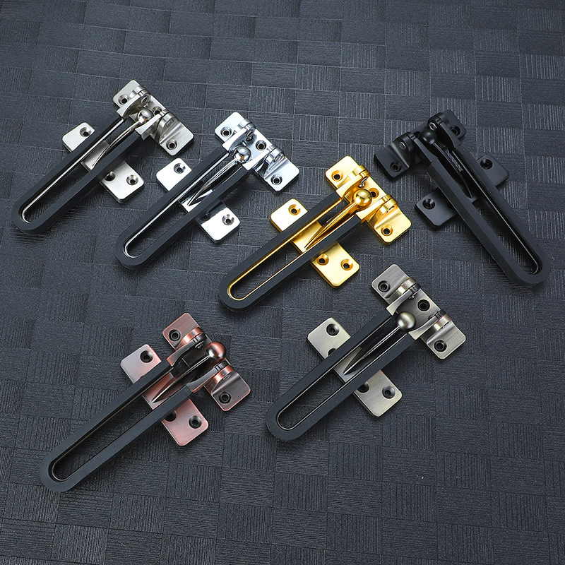 Lanac sigurnosnih vrata hotelske sobe od cinkove legure, model Rubber-coated anti-theft lock, površina: Wire drawing, prilagodljiva obrada