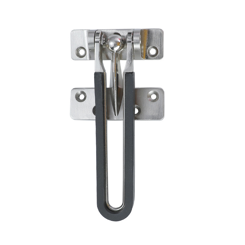 Lanac sigurnosnih vrata hotelske sobe od cinkove legure, model Rubber-coated anti-theft lock, površina: Wire drawing, prilagodljiva obrada