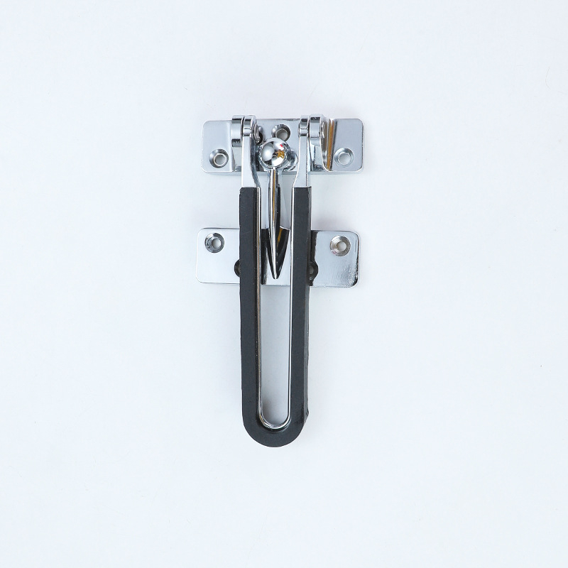 Lanac sigurnosnih vrata hotelske sobe od cinkove legure, model Rubber-coated anti-theft lock, površina: Wire drawing, prilagodljiva obrada