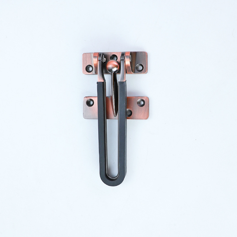Lanac sigurnosnih vrata hotelske sobe od cinkove legure, model Rubber-coated anti-theft lock, površina: Wire drawing, prilagodljiva obrada