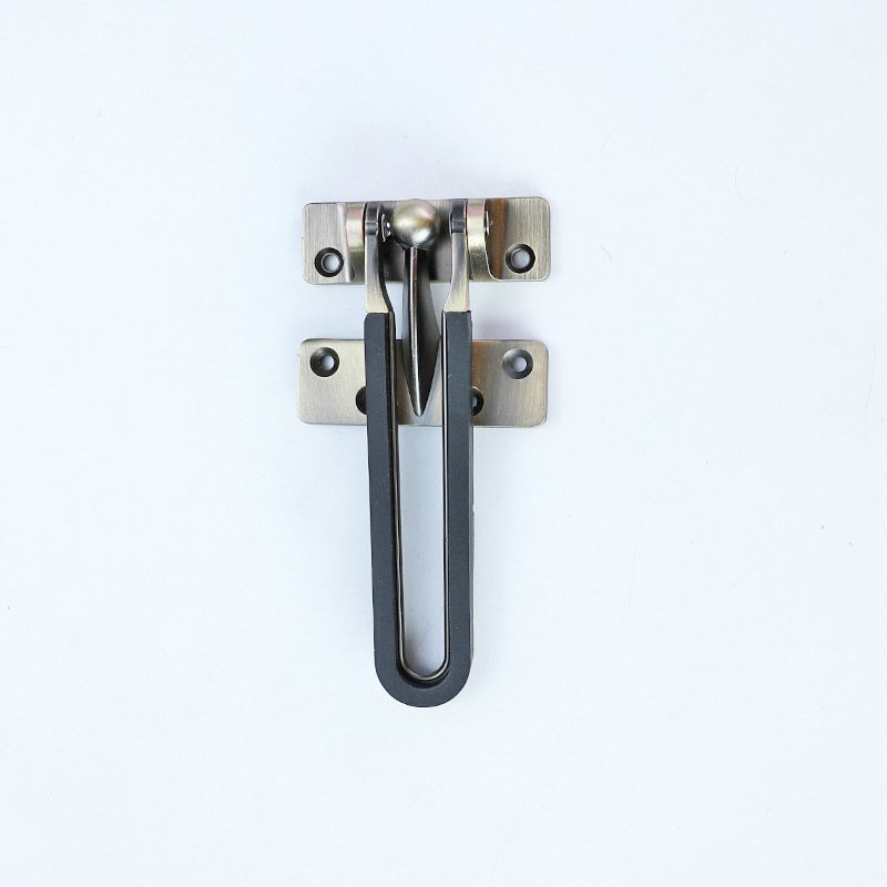 Lanac sigurnosnih vrata hotelske sobe od cinkove legure, model Rubber-coated anti-theft lock, površina: Wire drawing, prilagodljiva obrada