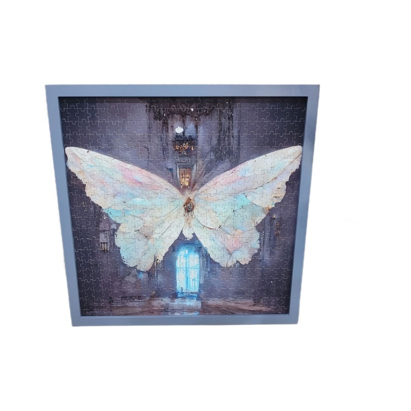 Drveni 1000-dijelna ravna slagalica brenda Slow Spell, za odrasle i djecu, s prilagođenim crtežima, DIY, uzrast 14+