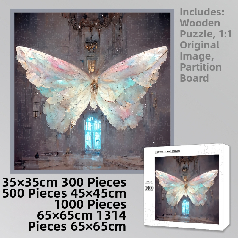 Drveni 1000-dijelna ravna slagalica brenda Slow Spell, za odrasle i djecu, s prilagođenim crtežima, DIY, uzrast 14+