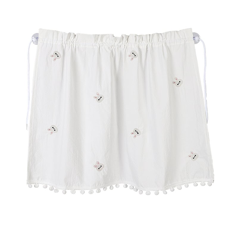 Κάλυμμα ηλιοπροστασίας αυτοκινήτου για πλαϊνό παράθυρο, βαμβακερό ύφασμα, κεντημένο σχέδιο αρκουδάκι, ρυθμιζόμενος τηλεσκοπικός σχεδιασμός