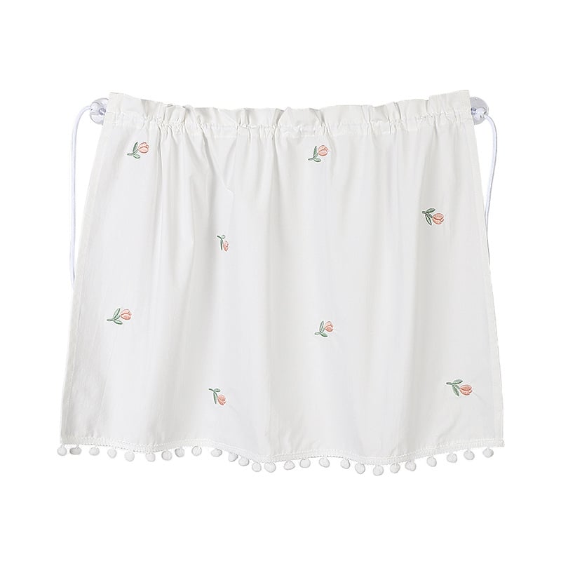 Κάλυμμα ηλιοπροστασίας αυτοκινήτου για πλαϊνό παράθυρο, βαμβακερό ύφασμα, κεντημένο σχέδιο αρκουδάκι, ρυθμιζόμενος τηλεσκοπικός σχεδιασμός