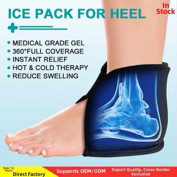 Členková ľadová podložka s gélom pre teplo a chladenie - polyesterové vonkajšie, pevná gélová výplň, opakovane použiteľné