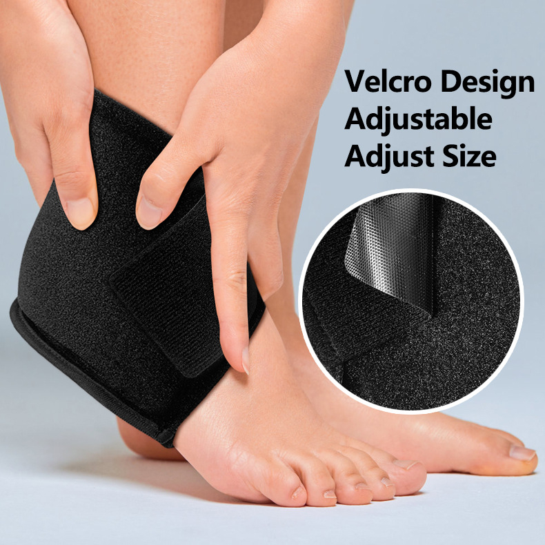 Глезен гел лед-подложка за горещо и студено лечение - полиестерна външна обвивка, гел-пълнеж, повторно използваема