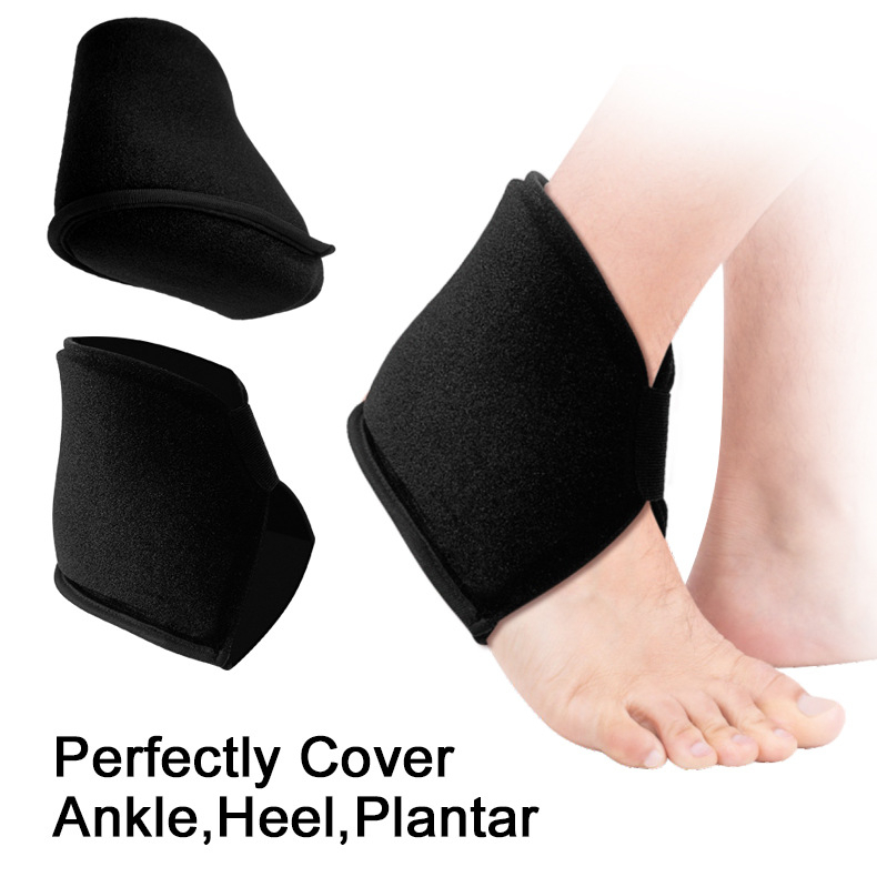 Глезен гел лед-подложка за горещо и студено лечение - полиестерна външна обвивка, гел-пълнеж, повторно използваема