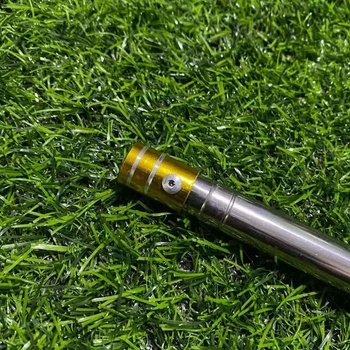 Tijă retractabilă pentru plasă de pescuit din oțel inoxidabil, cu cinci secțiuni